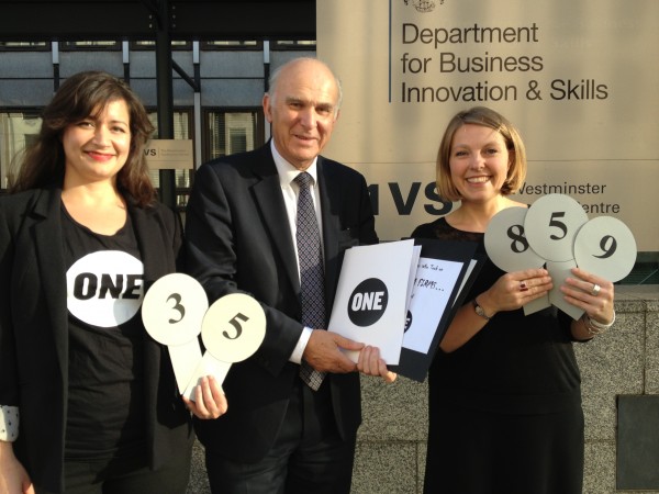 vince cable hand in